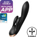 Vibratore rabbit con app Double Flex Satisfyer