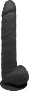 Dildo gigante con ventosa Model 1 - 15" - nero Silexd all'ingrosso