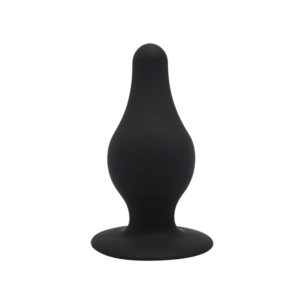 Plug anale doppia densità Premium Silicone Plug nero - S Model 2 all'ingrosso
